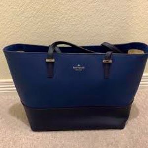 Kate Spade Cedar Street Harmony Tote - navy/black